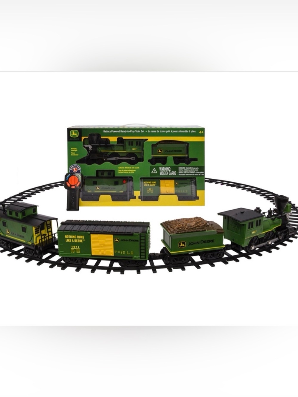 Lionel Trains John Deere Ready-to-Play Train Set RC